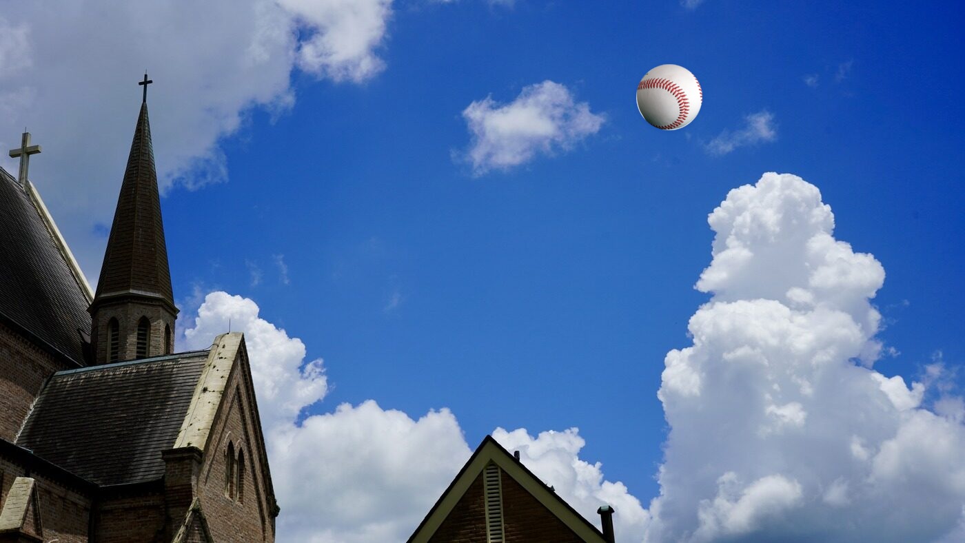 Church steeple in Donaldsonville, Louisiana
